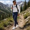 image:imageSpyder Mens Sweatpants  Breathable Stretch Lightweight with Zip PocketsSilver