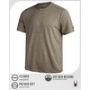 image:imageSpyder Mens T Shirt  Breathable Crewneck Graphic Tees Short Sleeve MenBrown Stone Logo