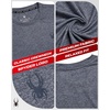 image:imageSpyder Mens T Shirt  Breathable Crewneck Graphic Tees Short Sleeve MenNavy Heather