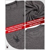 image:imageSpyder Mens T Shirt  Breathable Crewneck Graphic Tees Short Sleeve MenPolar Solid
