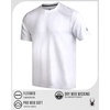 image:imageSpyder Mens T Shirt  Breathable Crewneck Graphic Tees Short Sleeve MenWhite Sleeve Logo