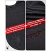 image:imageSpyder Mens T Shirt  Cotton Blend Short Sleeve Jersey Crewneck ShirtCharcoal Scribble