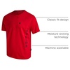 image:imageSpyder Mens T Shirt  Cotton Blend Short Sleeve Jersey Crewneck ShirtSpyder Red Web
