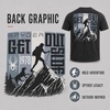 image:imageSpyder Mens TShirts  Cotton Blend Short Sleeve Crewneck Graphic TeesBlack Get Outside