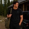 image:imageSpyder Mens TShirts  Cotton Blend Short Sleeve Crewneck Graphic TeesBlack Outdoor