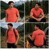 image:imageSpyder Mens TShirts  Cotton Blend Short Sleeve Crewneck Graphic TeesBurnt Orange
