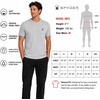 image:imageSpyder Mens TShirts  Cotton Blend Short Sleeve Crewneck Graphic TeesHeather Grey
