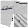 image:imageSpyder Mens TShirts  Cotton Blend Short Sleeve Crewneck Graphic TeesHeather Grey
