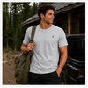image:imageSpyder Mens TShirts  Cotton Blend Short Sleeve Crewneck Graphic TeesHeather Grey