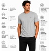 image:imageSpyder Mens TShirts  Cotton Blend Short Sleeve Crewneck Graphic TeesHeather Grey