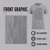 image:imageSpyder Mens TShirts  Cotton Blend Short Sleeve Crewneck Graphic TeesHeather Grey Logo