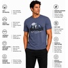 image:imageSpyder Mens TShirts  Cotton Blend Short Sleeve Crewneck Graphic TeesMidnight Blue