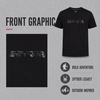 image:imageSpyder Mens TShirts  Cotton Blend Short Sleeve Crewneck Graphic TeesSpyder Black