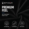 image:imageSpyder Mens TShirts  Cotton Blend Short Sleeve Crewneck Graphic TeesSpyder Black