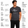 image:imageSpyder Mens TShirts  Cotton Blend Short Sleeve Crewneck Graphic TeesSteel Grey