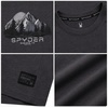 image:imageSpyder Mens TShirts  Cotton Blend Short Sleeve Crewneck Graphic TeesSteel Grey