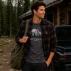 image:imageSpyder Mens TShirts  Cotton Blend Short Sleeve Crewneck Graphic TeesSteel Grey