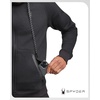 image:imageSpyder Mens Zip Up Hoodie  Brushed Fleece Sweatshirt with Pockets MenBlack