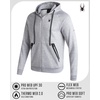 image:imageSpyder Mens Zip Up Hoodie  Brushed Fleece Sweatshirt with Pockets MenHeather Grey