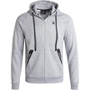 image:imageSpyder Mens Zip Up Hoodie  Brushed Fleece Sweatshirt with Pockets MenHeather Grey