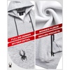 image:imageSpyder Mens Zip Up Hoodie  Brushed Fleece Sweatshirt with Pockets MenHeather Grey