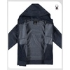 image:imageSpyder Mens Zip Up Hoodie  Brushed Fleece Sweatshirt with Pockets MenNavy Heather