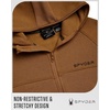 image:imageSpyder Mens Zip Up Hoodie  Brushed Fleece Sweatshirt with Pockets MenSaddle