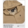 image:imageSpyder Mens Zip Up Hoodie  Brushed Fleece Sweatshirt with Pockets MenSand Beige