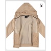 image:imageSpyder Mens Zip Up Hoodie  Brushed Fleece Sweatshirt with Pockets MenSand Beige