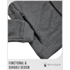 image:imageSpyder Mens Zip Up Hoodie Sherpa Fur Lined Sweatshirt  Sherpa Fleece SoftBlack Ink