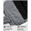 image:imageSpyder Mens Zip Up Hoodie Sherpa Fur Lined Sweatshirt  Sherpa Fleece SoftGrey Heather