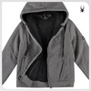 image:imageSpyder Mens Zip Up Hoodie Sherpa Fur Lined Sweatshirt  Sherpa Fleece SoftGrey Heather