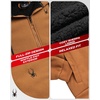 image:imageSpyder Mens Zip Up Hoodie Sherpa Fur Lined Sweatshirt  Sherpa Fleece SoftSaddle