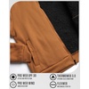 image:imageSpyder Mens Zip Up Hoodie Sherpa Fur Lined Sweatshirt  Sherpa Fleece SoftSaddle