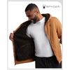 image:imageSpyder Mens Zip Up Hoodie Sherpa Fur Lined Sweatshirt  Sherpa Fleece SoftSaddle