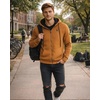 image:imageSpyder Mens Zip Up Hoodie Sherpa Fur Lined Sweatshirt  Sherpa Fleece SoftSaddle