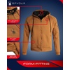 image:imageSpyder Mens Zip Up Hoodie Sherpa Fur Lined Sweatshirt  Sherpa Fleece SoftSaddle Brown