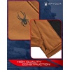 image:imageSpyder Mens Zip Up Hoodie Sherpa Fur Lined Sweatshirt  Sherpa Fleece SoftSaddle Brown