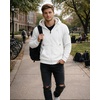 image:imageSpyder Mens Zip Up Hoodie Sherpa Fur Lined Sweatshirt  Sherpa Fleece SoftWhite