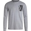 image:imageSpyder Mens Long Sleeve Shirt  Lightweight Pullover Crewneck Classic FitHeather Grey Logo