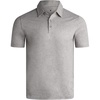image:imageSpyder Mens Polo Shirt  Breathable Short Sleeve Collared Shirt MenHeather Grey