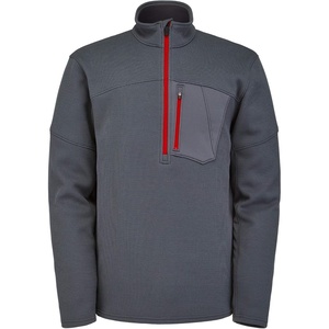 image:imageSpyder Mens Bandit Hybrid 12 Zip Fleece Ski Mid Layer Sweater JacketImage Grey