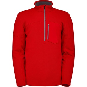 image:imageSpyder Mens Bandit Hybrid 12 Zip Fleece Ski Mid Layer Sweater JacketRed