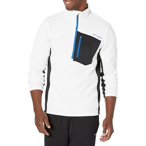 image:imageSpyder Mens Bandit Hybrid 12 Zip Fleece Ski Mid Layer Sweater JacketWhite