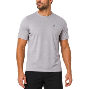 image:imageSpyder Mens Casual Shirts  Breathable Crewneck Relaxed Fit Short SleeveLight Grey
