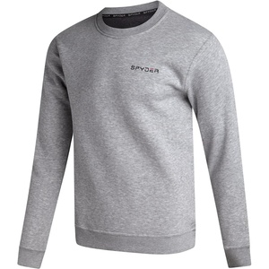 image:imageSpyder Mens Crewneck Sweatshirt  Soft Brushed Fleece Pullover SweatshirtLight Grey Heather