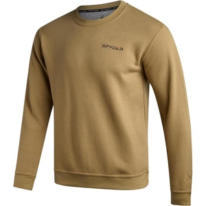 image:imageSpyder Mens Crewneck Sweatshirt  Soft Brushed Fleece Pullover SweatshirtSand