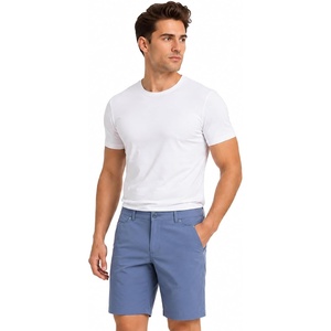 image:imageSpyder Mens Flat Front Shorts  Stretch Woven UPF 30 Chino ShortsCloudy Blue