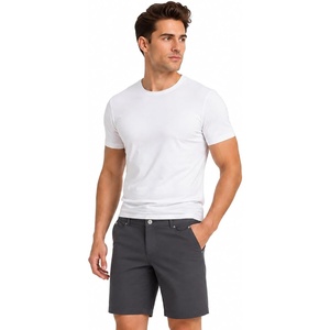 image:imageSpyder Mens Flat Front Shorts  Stretch Woven UPF 30 Chino ShortsGunmetal