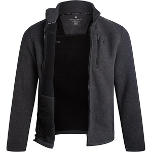 image:imageSpyder Mens Fleece Jacket  Sherpa Fleece Lightweight Full Zip with PocketsBlack